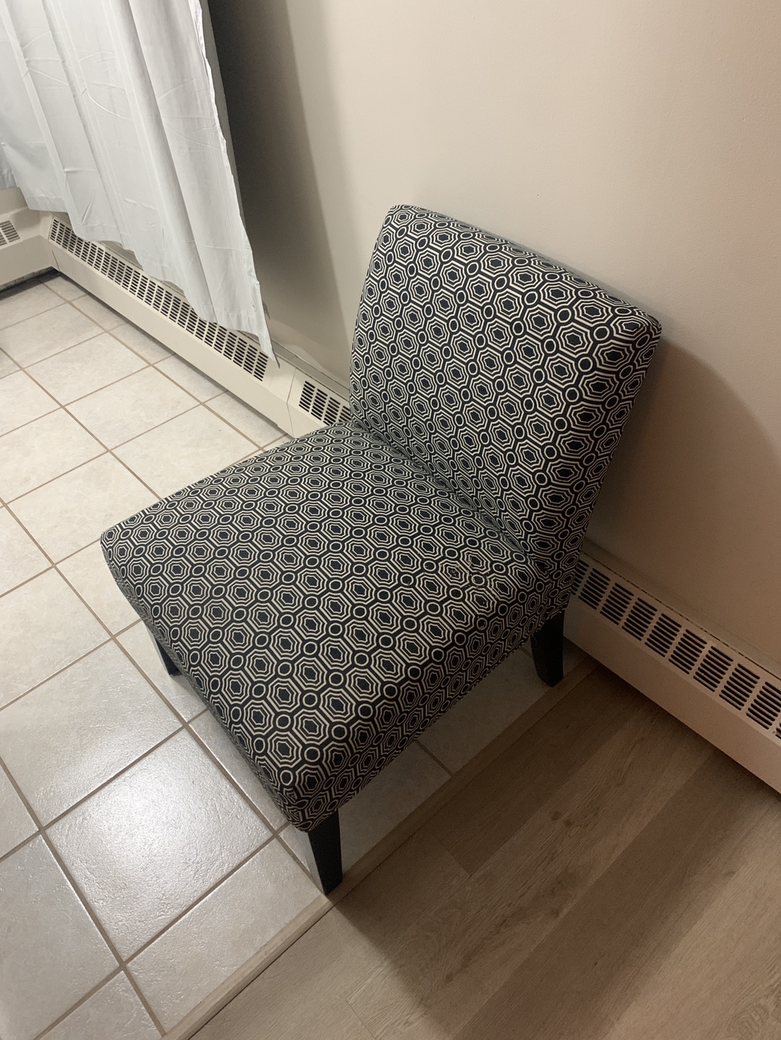 Geometric Accent Chair