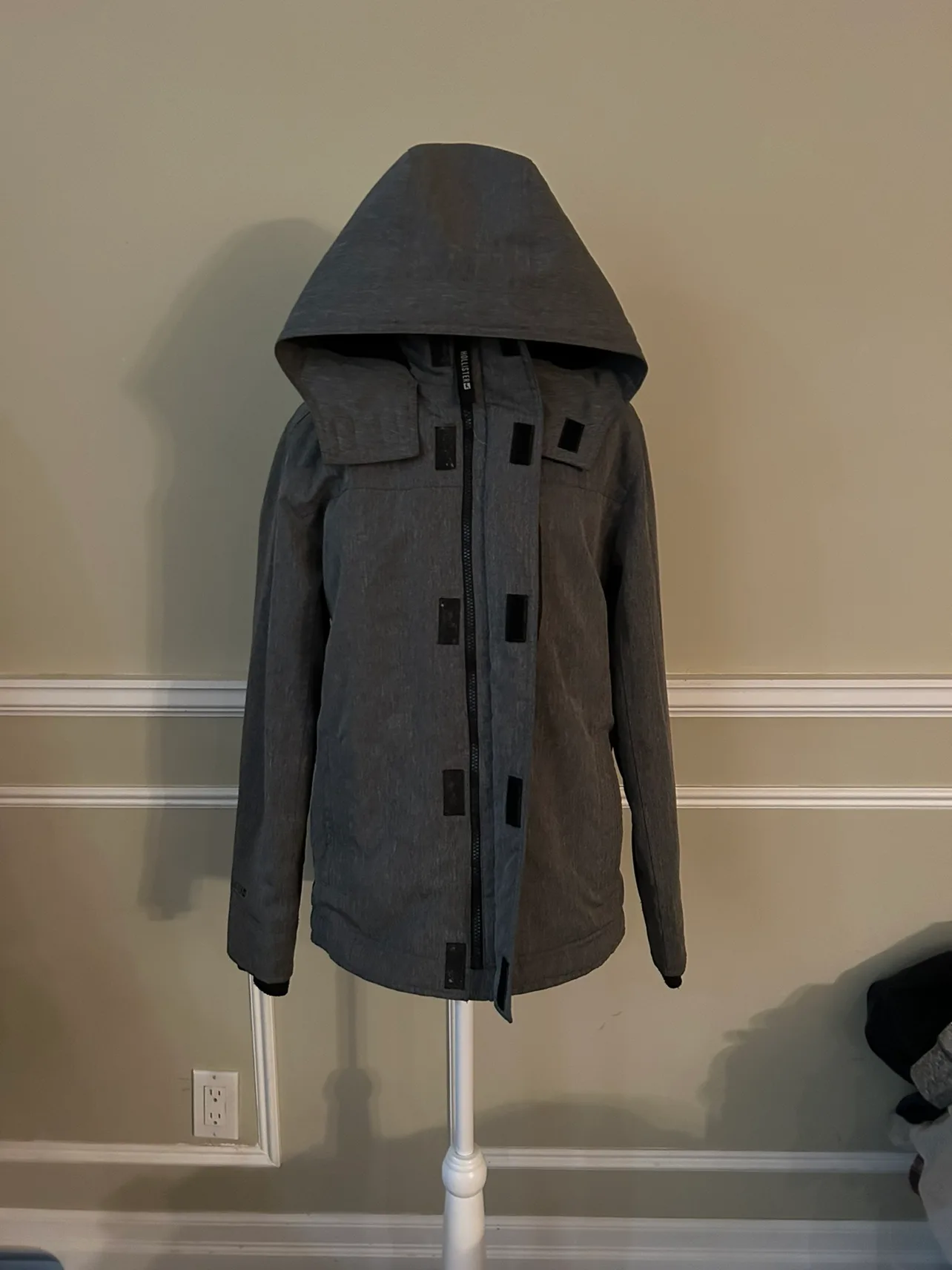 Men's Grey Winter Jacket image indicator(3)