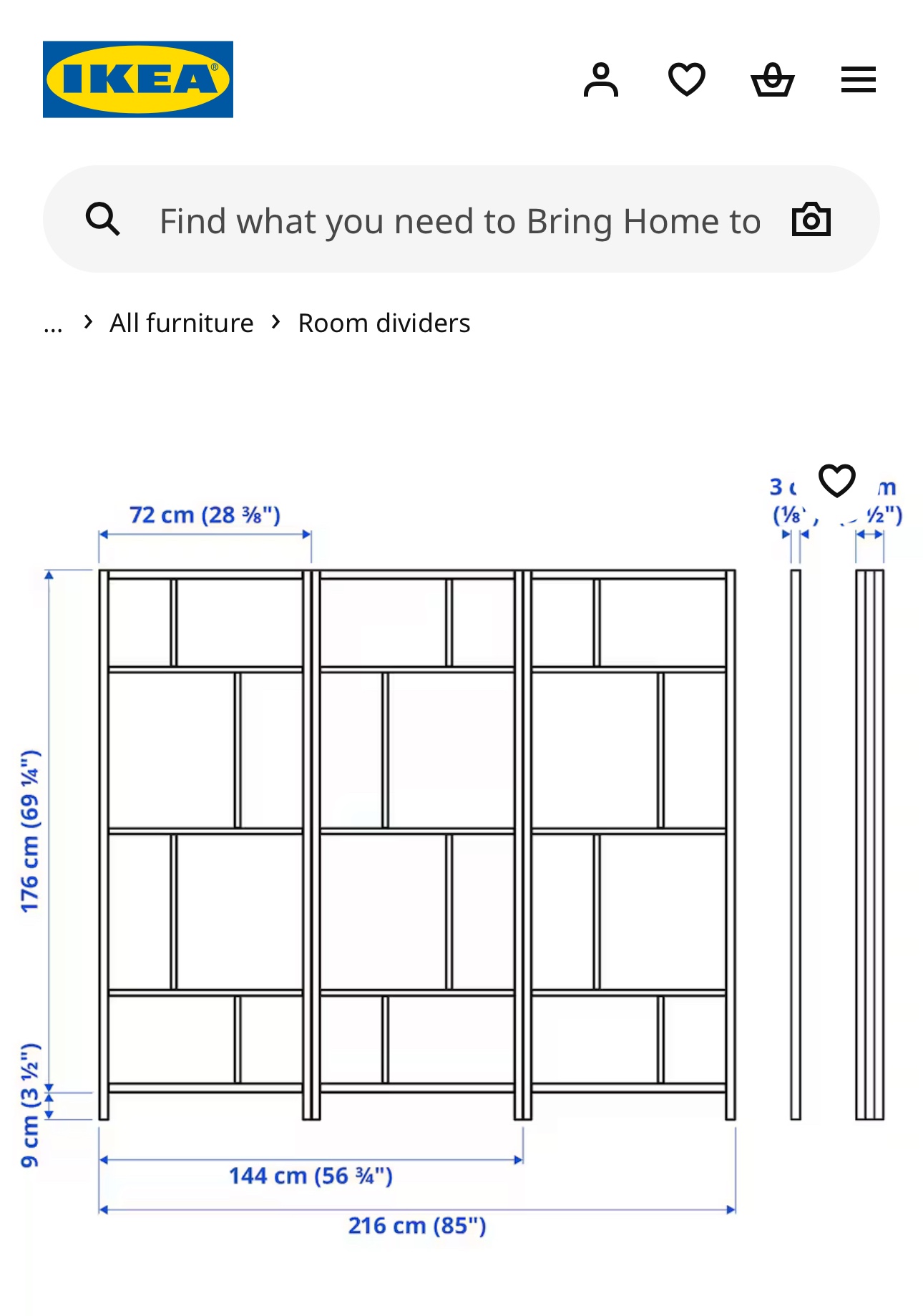 IKEA RISÖR Room Divider - photo 5