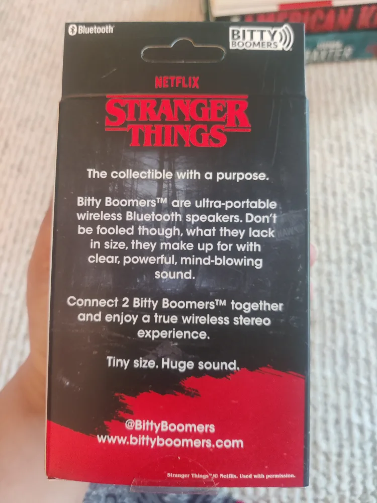 Stranger Things Bitty Boomers Collectible Bluetooth Speaker image indicator(3)
