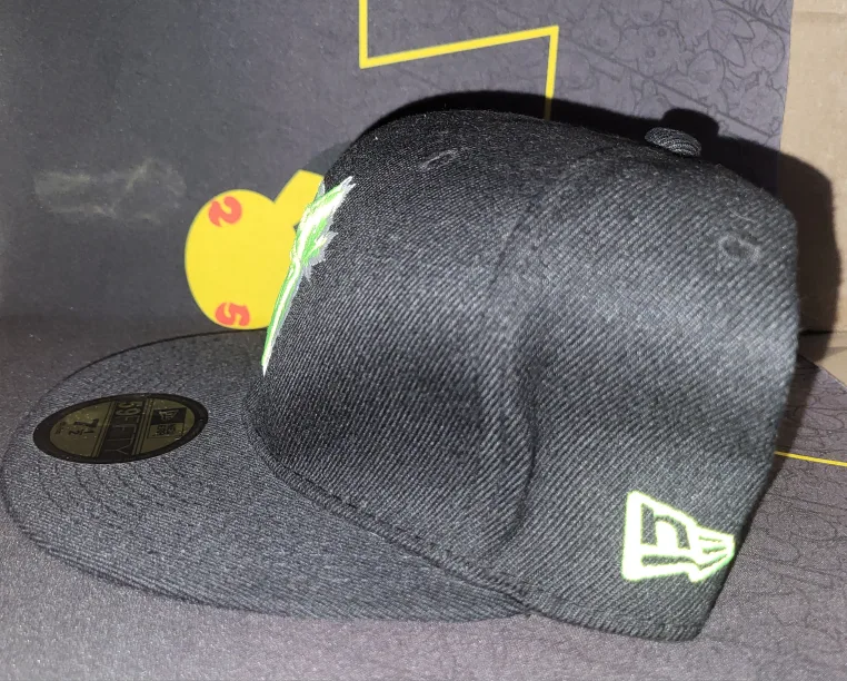 7½ New Era 59 Fifty Fitted: Neon Yellow Blue Jays Cap image indicator(4)