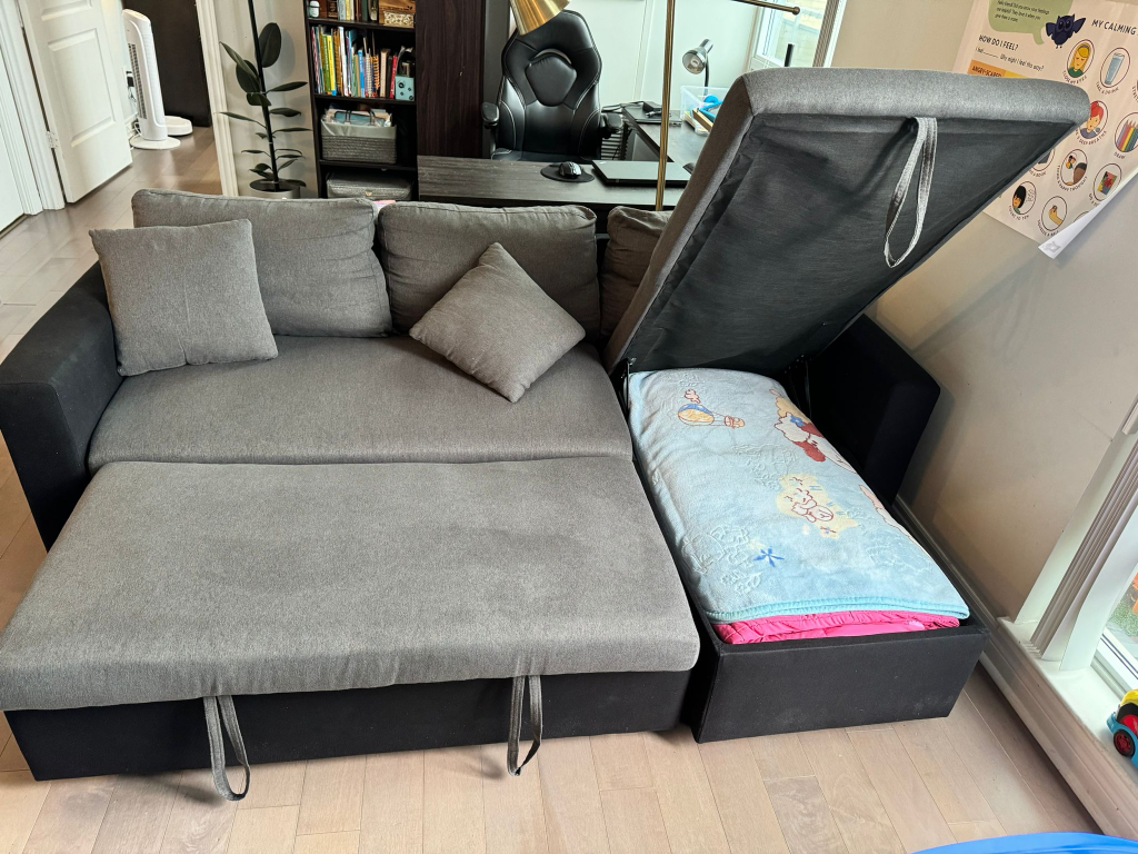 Sectional Couch with Pull-Out Bed - Moving Out Sale! - photo 4