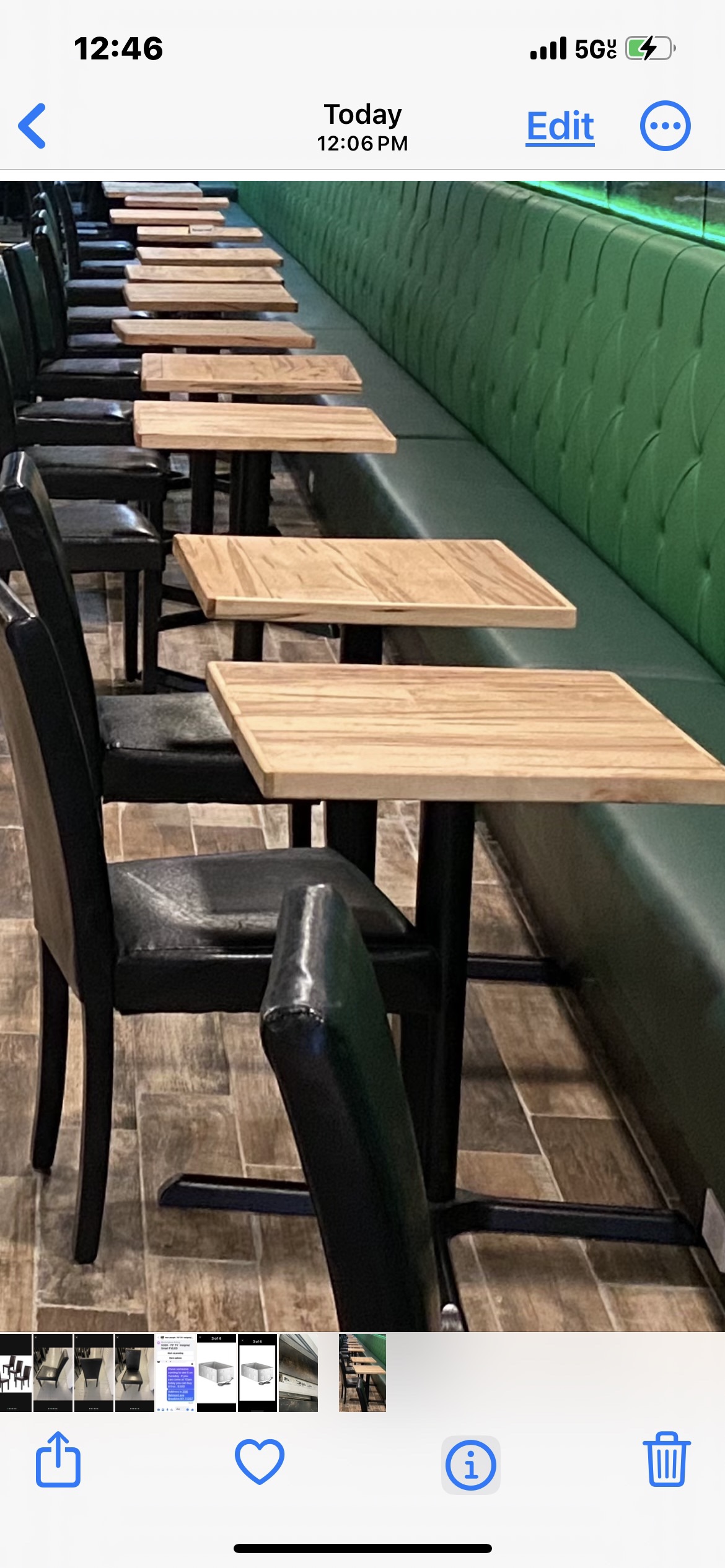 Square Wood Table Top - photo 2