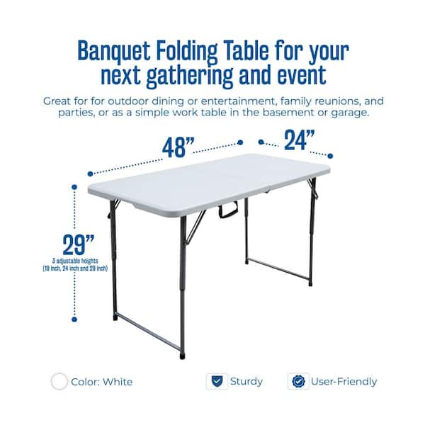 Folding Table 4ft - photo 4