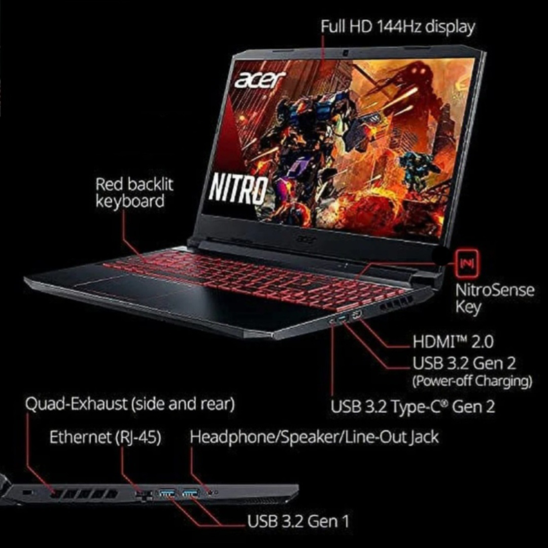 Acer NITRO 5 Gaming Laptop [8GB RAM] [500GB] - photo 3
