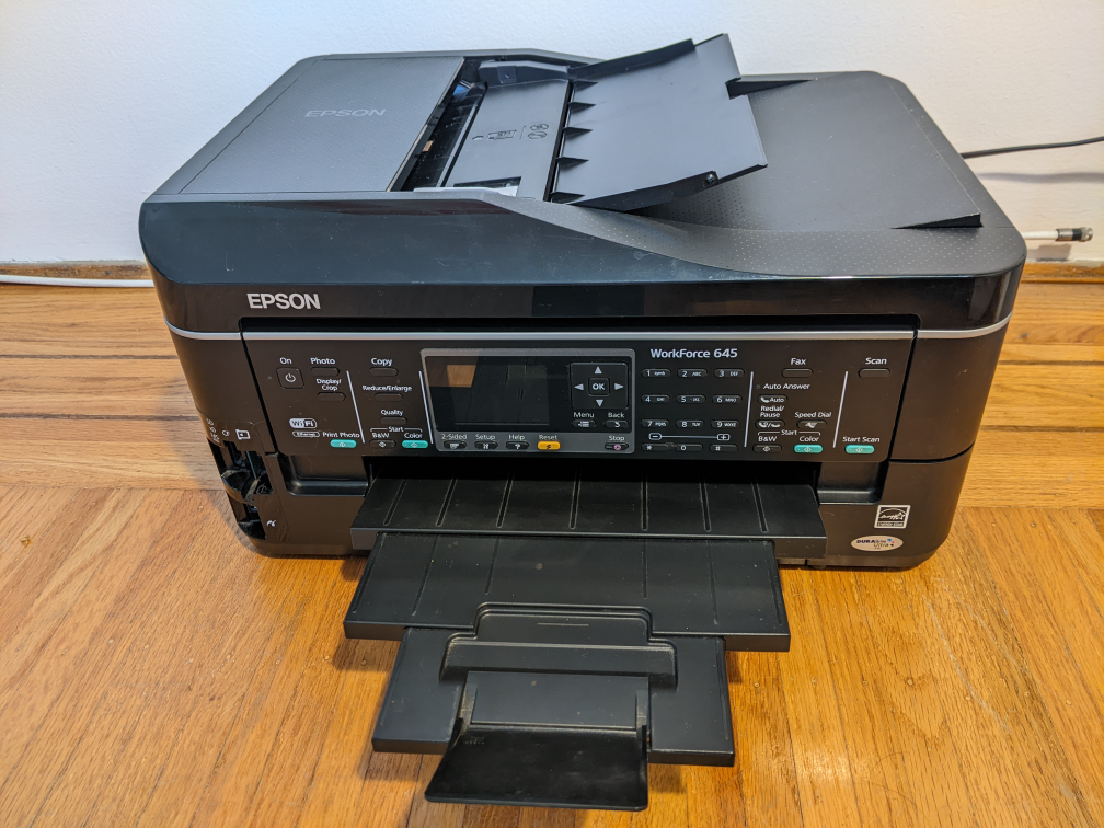 Epson Workforce 645 All-in-One Printer - photo 2