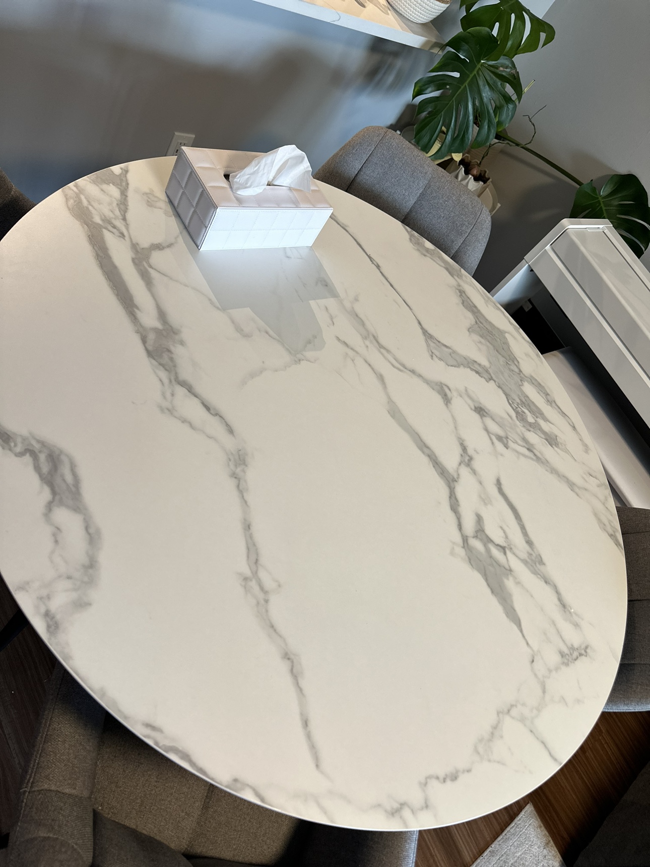 Round Marble Dining Table