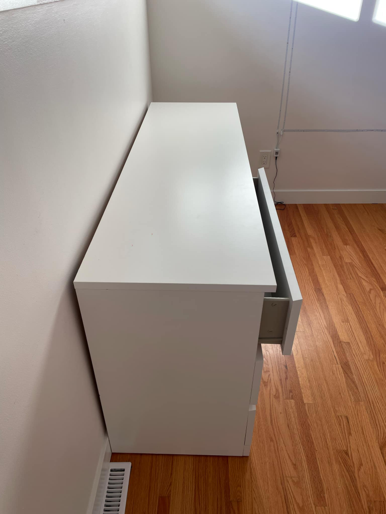 IKEA MALM 6-Drawer Dresser White - photo 4
