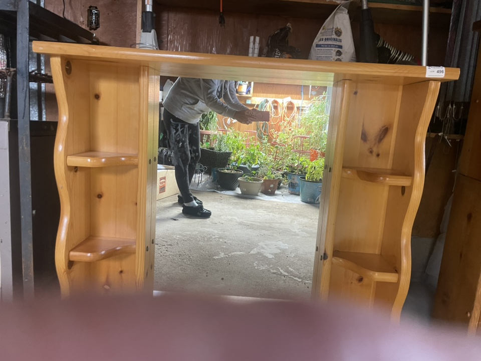 Wooden Mirror Shelf on Top of your Dresser