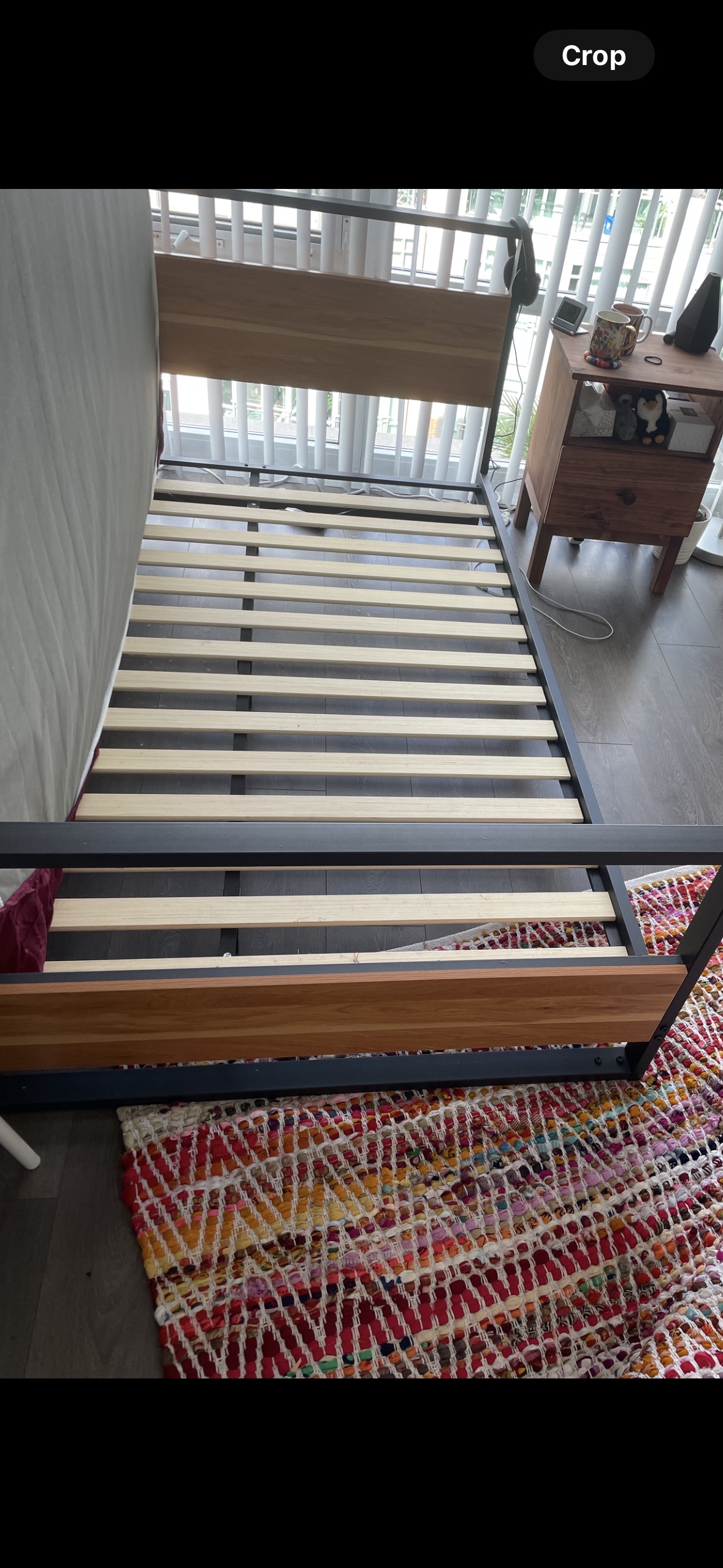 Bed Frame - Double/Full Size + mattress for sale - photo 2