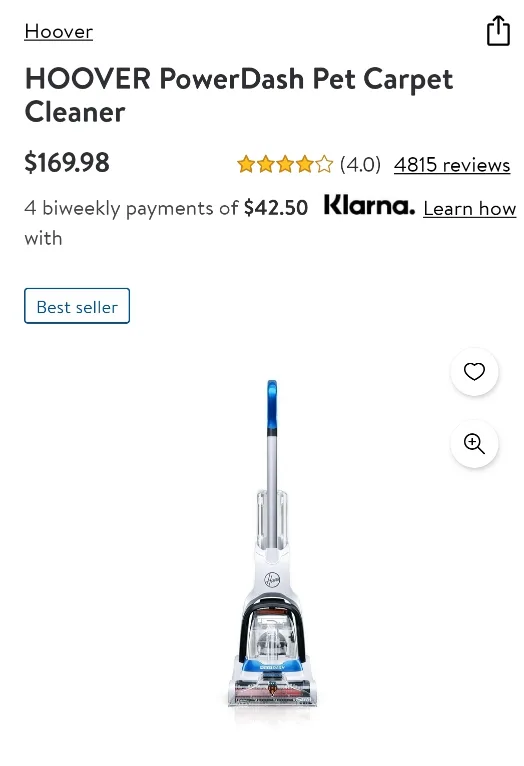 Hoover PowerDash Pet Carpet Cleaner image indicator(2)