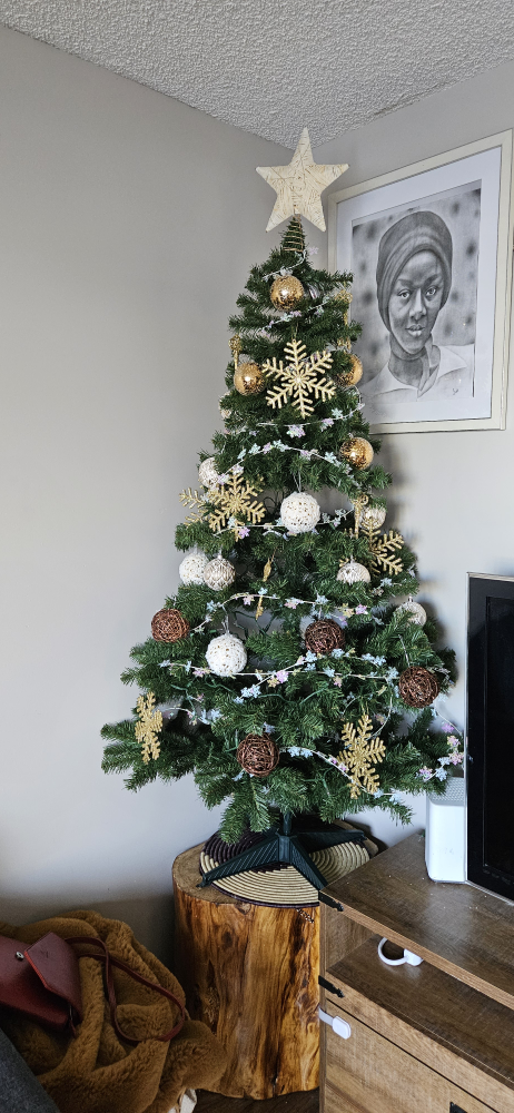 Artificial Christmas Tree with ornaments