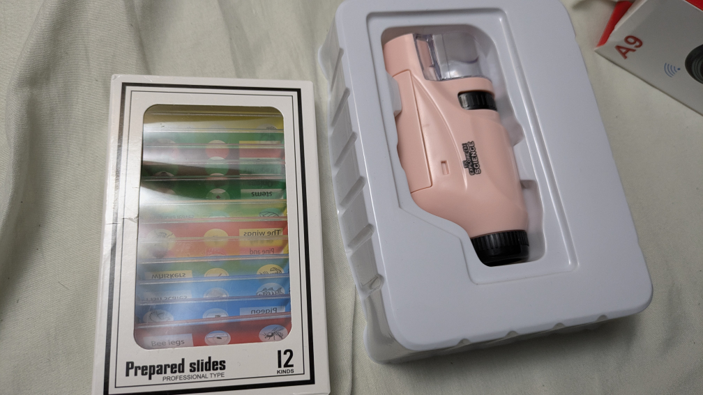 Portable Microscope with 12 Prepared Slides - photo 4