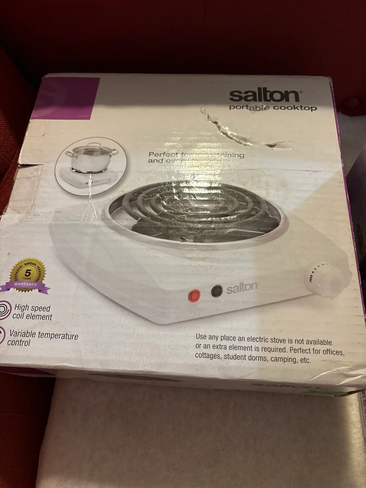 Salton Portable Cooktop thumbnail