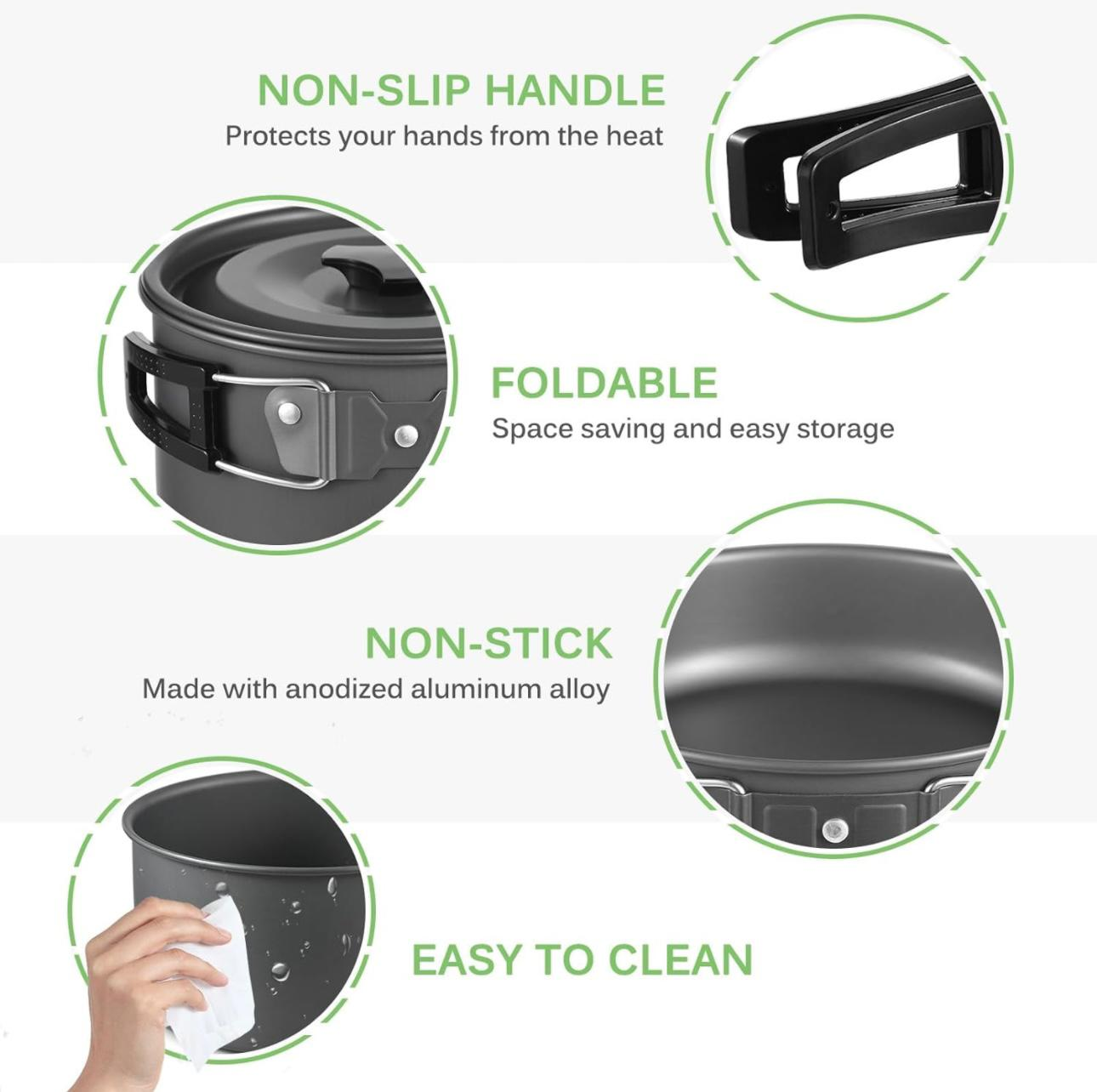 22-in-1 Camping Cookware Kit - photo 4