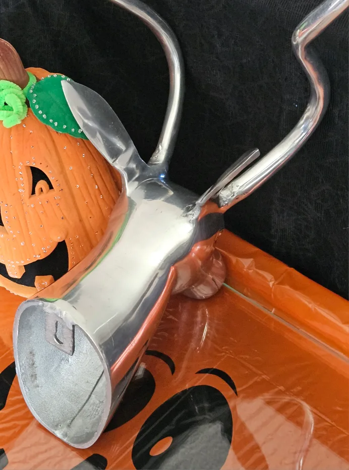 Vintage Polished Aluminum Antelope Wall Mount Head Sculpture image indicator(6)