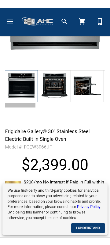Frigidaire conviction electric oven - photo 5