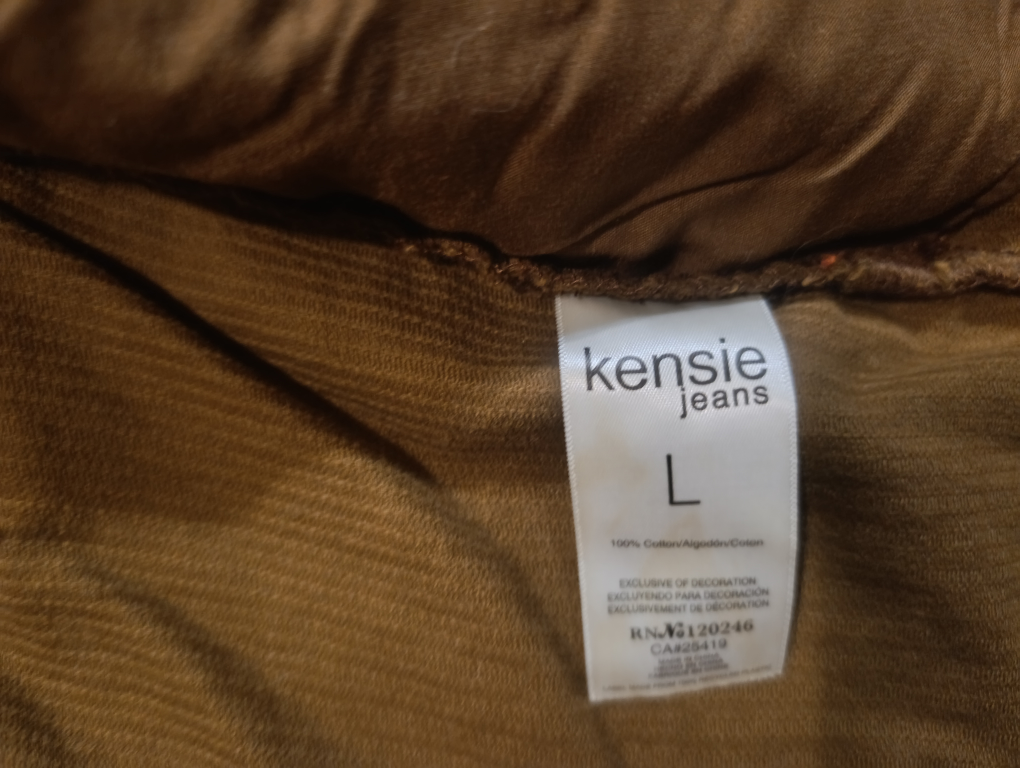 Brown Corduroy Shirt - Size L #freecycle - photo 3