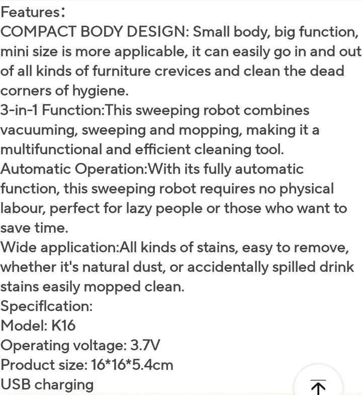 White Intelligent Sweeping Robot image indicator(6)