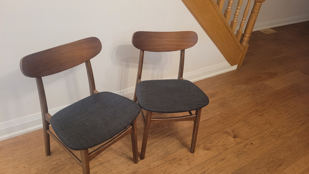 Mid Century Modern Dining Chairs ($40 each) - photo 3