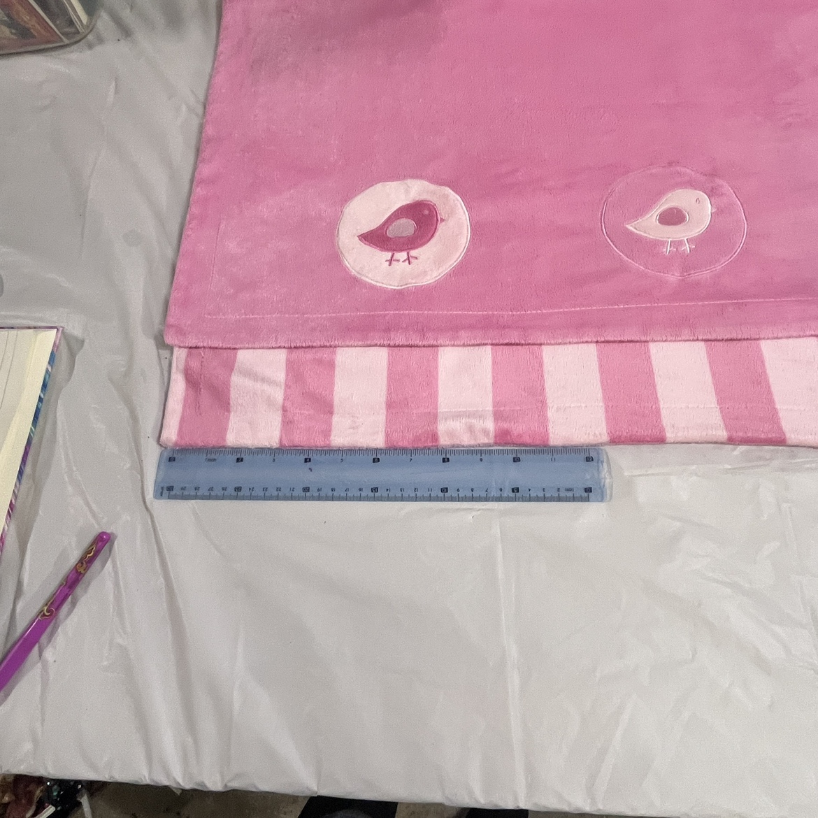 Petit Lem Pink Bird Blanket - photo 2