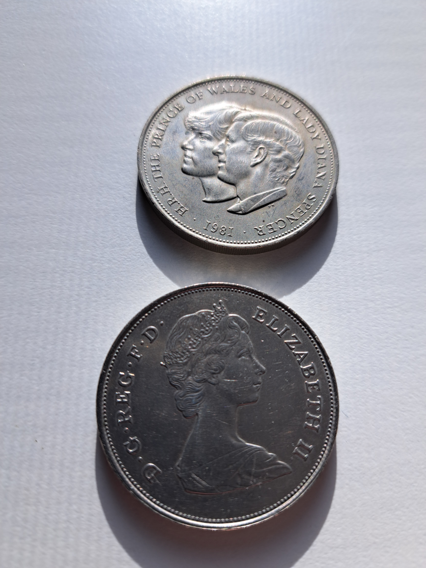 1981 Royal Wedding Commemorative Coin