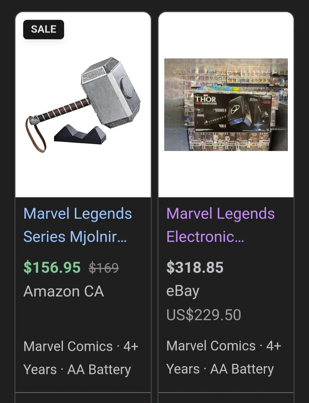 Marvel Legends Series Mjolnir Electronic Hammer image indicator(3)