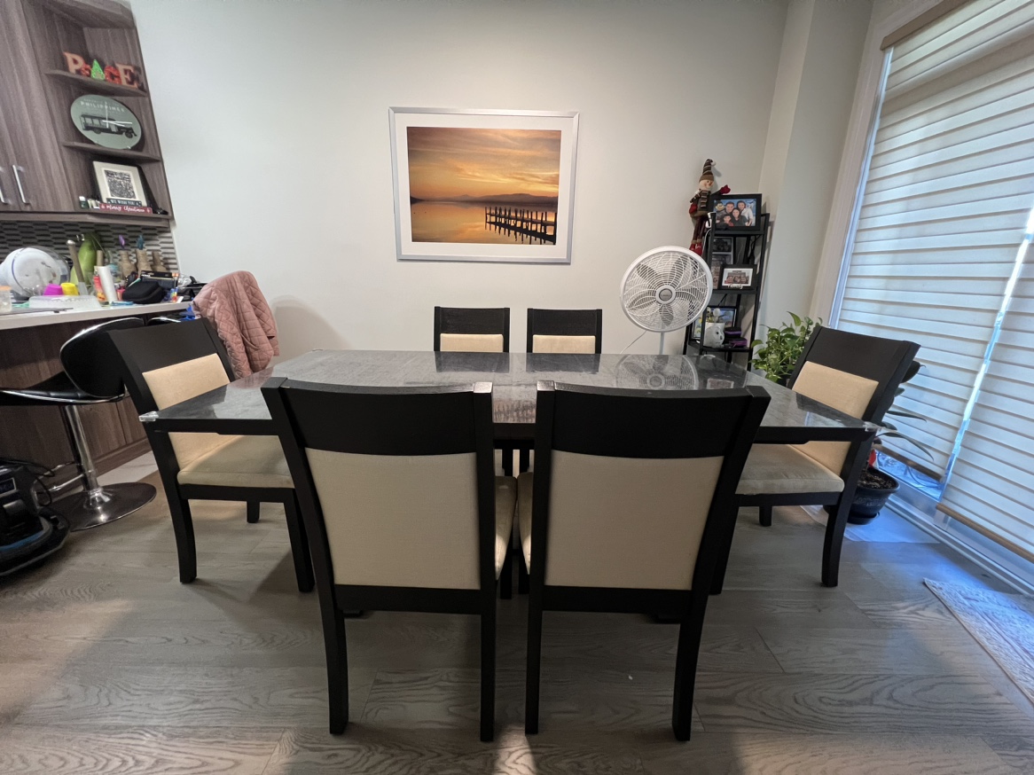 Dining Table Set with FREE Cabinet
