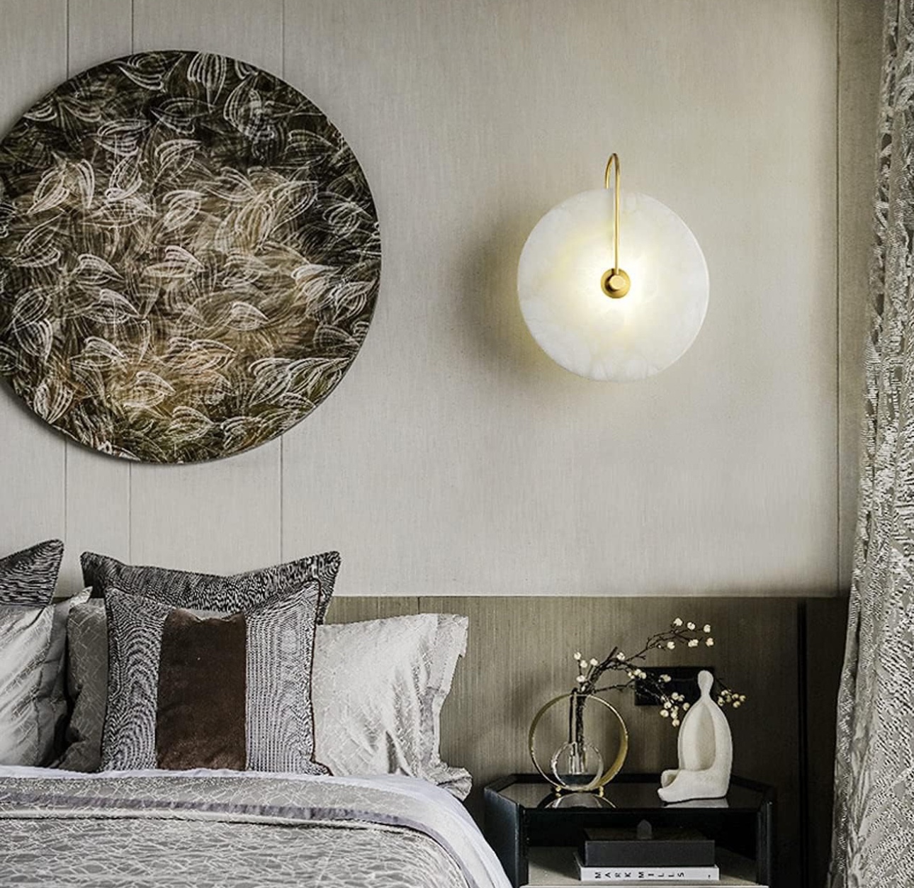 Nordic Style Stone Wall Lamp