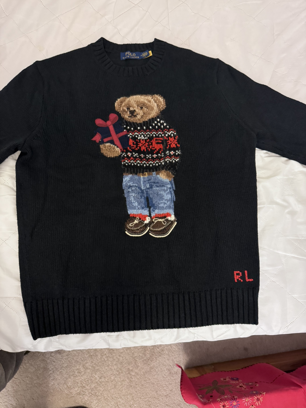 Ralph Lauren Polo Bear Sweater M - photo 2