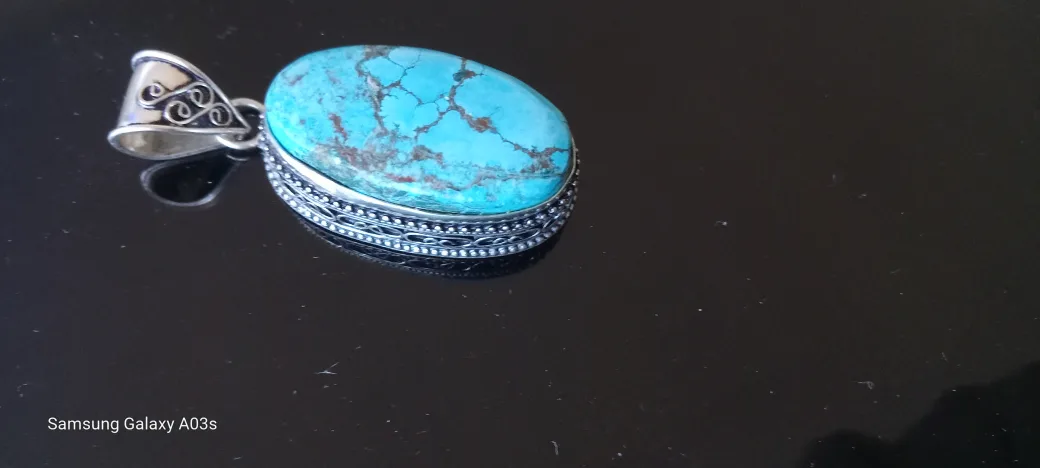 925 Silver Turquoise Pendant thumbnail