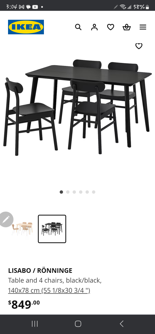dinner/dinning Table