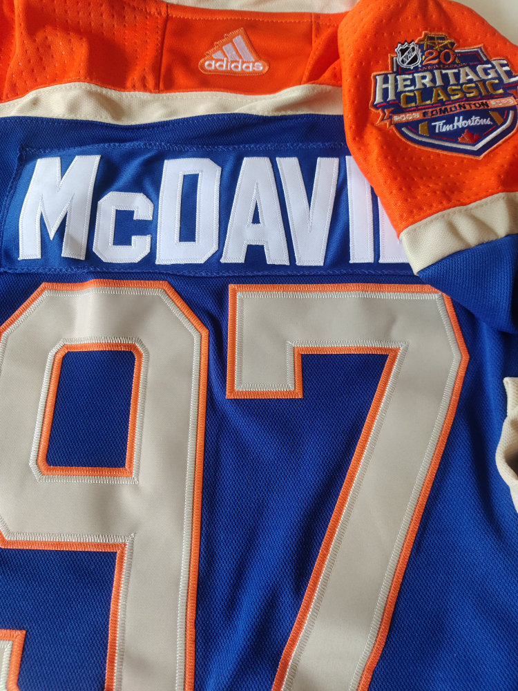 Edmonton Oilers Heritage Classic McDavid Jersey - photo 3