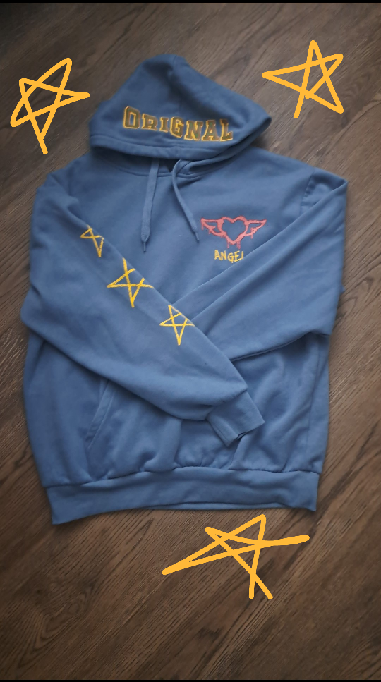 Forever 21 Blue Hoodie size XL