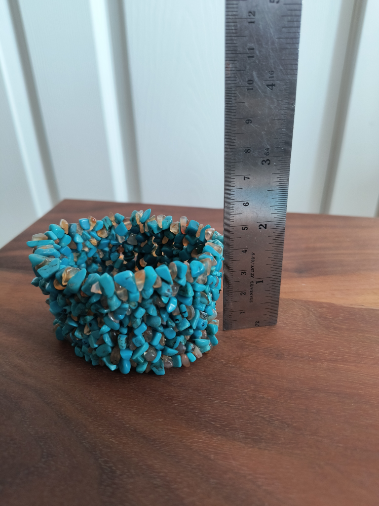 Turquoise and gemstone Chip Bracelet - photo 2