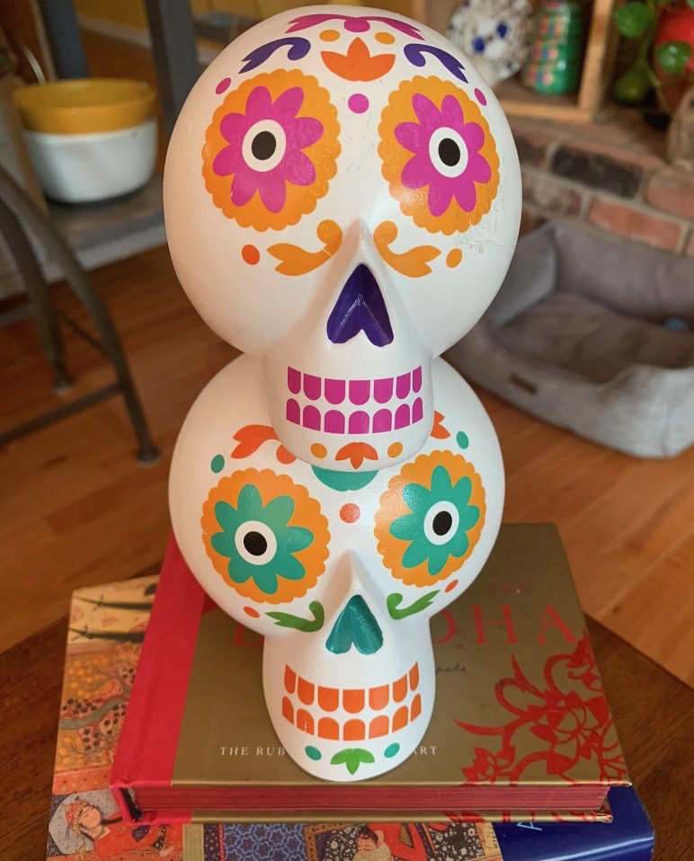 Day of the Dead Sugar Skull Wreath - photo 3