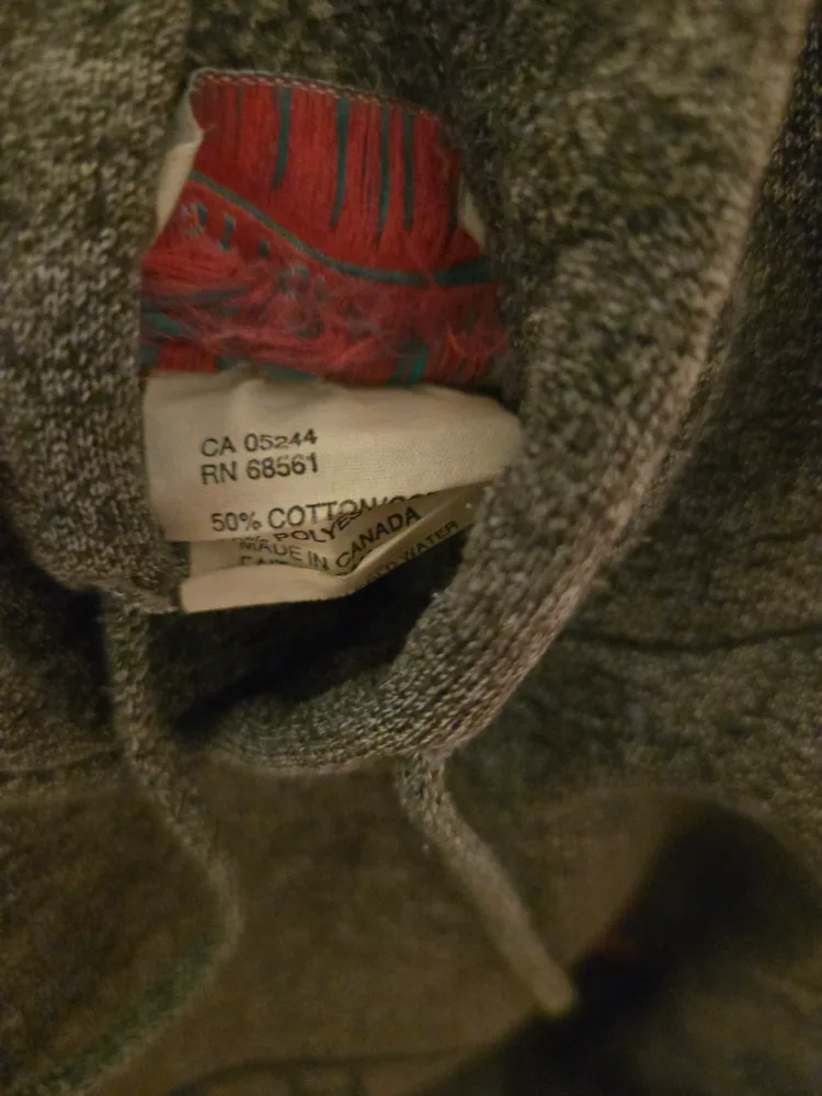 Vintage Grey 90's Cotton Ginny Club Hoodie Sweatshirt image indicator(8)