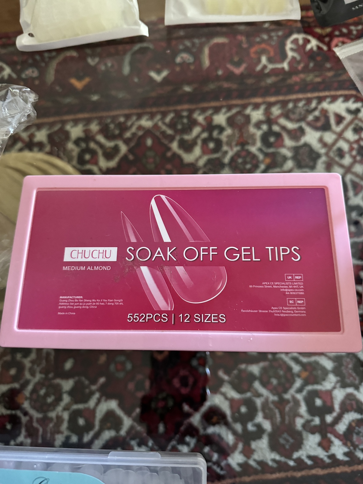 At Home Gel Nail Starter Kit (Lamps, Drill, Tips, Glue & More) - photo 4