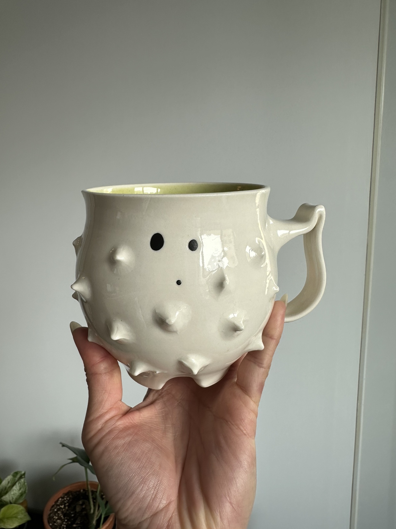 Creations Li — Discontinued Ceramic Spiky Mug