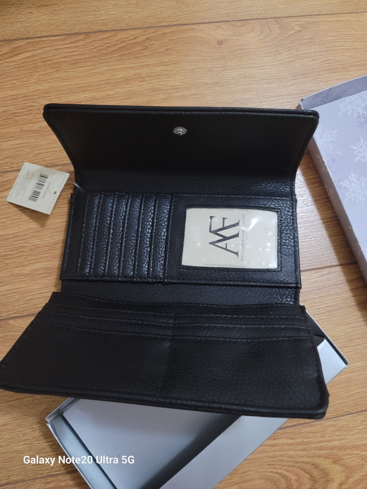 Anne Klein Women's Black Leather Wallet