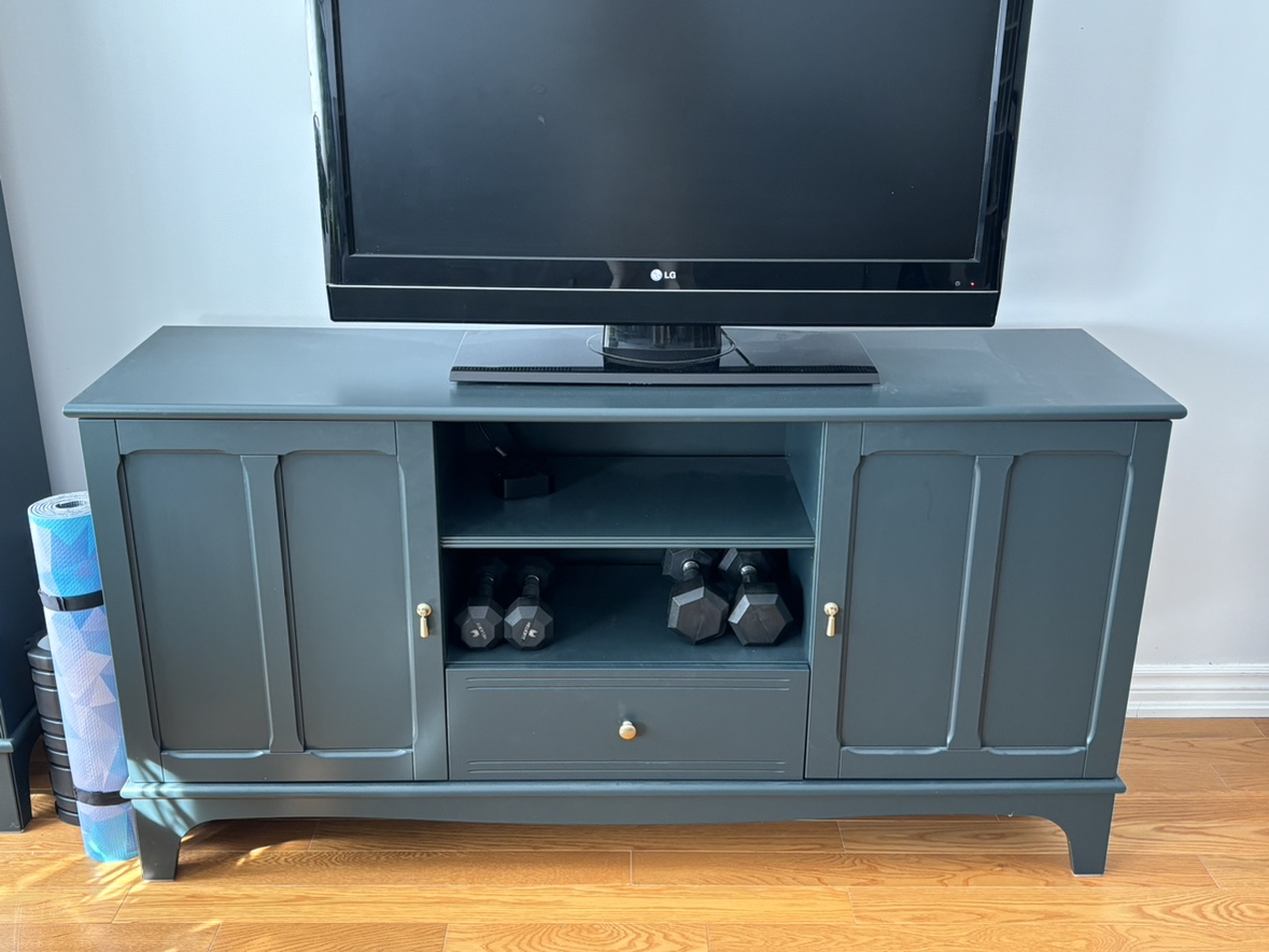 IKEA Lommarp TV Bench (Dark Blue-Green)