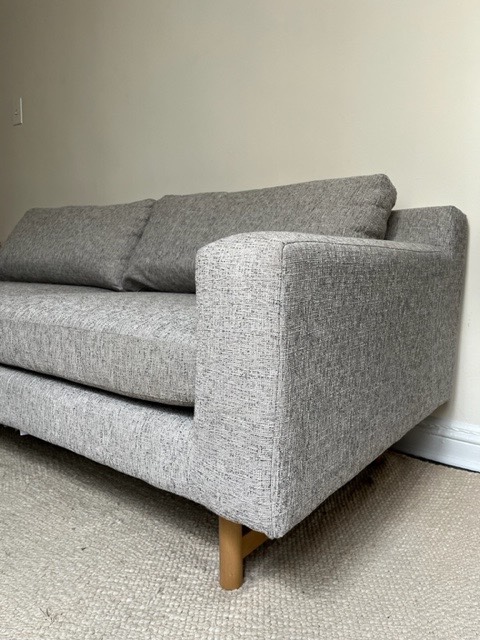 West Elm Grey Sofa - photo 2