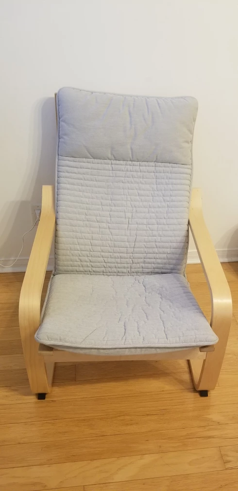 2IKEA Poang Chair &1 footstool