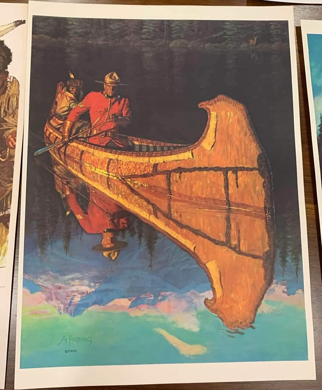 Mountie Prints by Arnold Friberg for The Northwest Paper Company image indicator(7)