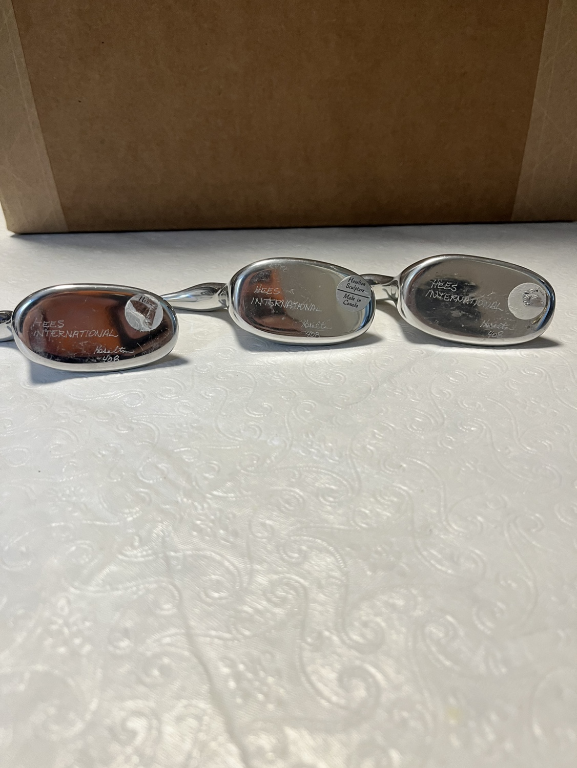 Set of 3 Hees International Aluminum Bird Sculptures - photo 3