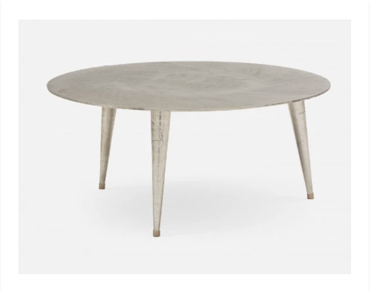 Round Metal Coffee Table - photo 3