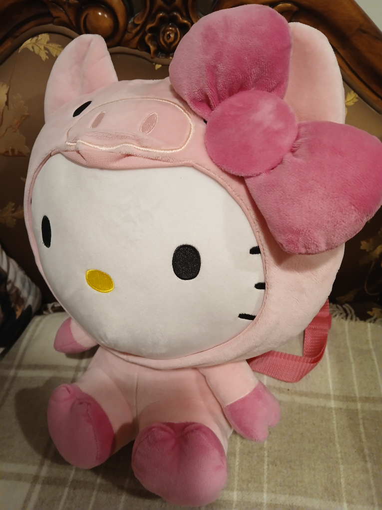 Hello Kitty Pig Plush Backpack - photo 2