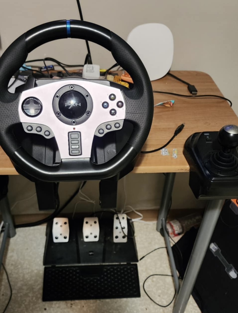 Xbox One s Console with Steering Wheel and Pedals - photo 2
