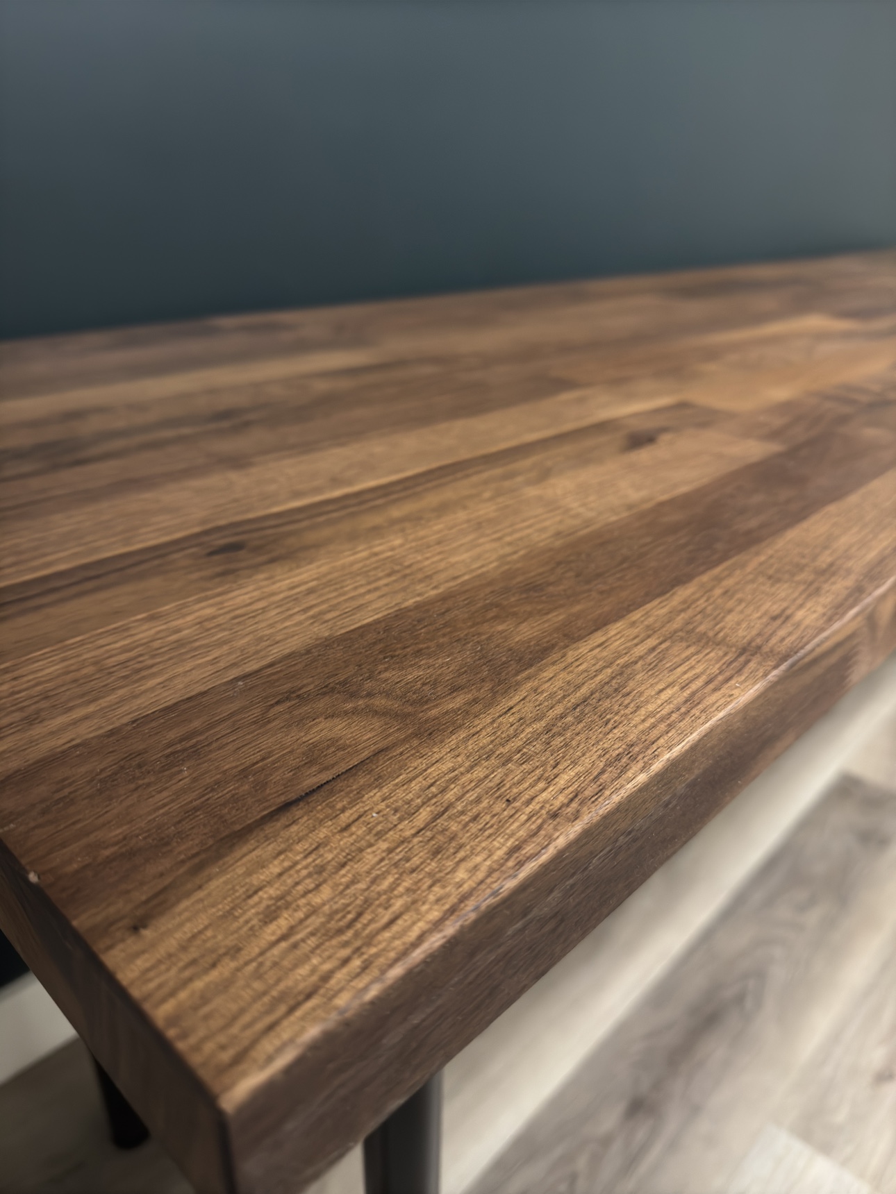 IKEA KARLBY Countertop (Walnut Veneer) with Supporting Leg - photo 2