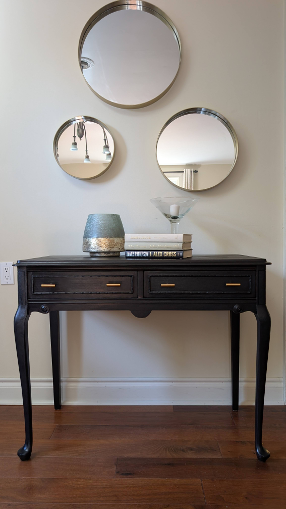 Black Console Table - photo 3